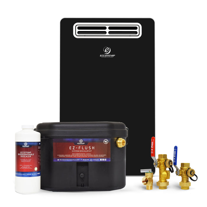 Eccotemp - EL22-NGS - EL22 Outdoor 6.8 GPM Natural Gas Tankless Water Heater Service Kit Bundle