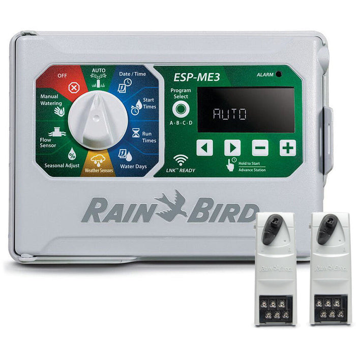 Controlador Rain Bird ESP4ME3 de 4 estaciones (incluido con (2) módulos ESPSM6) 