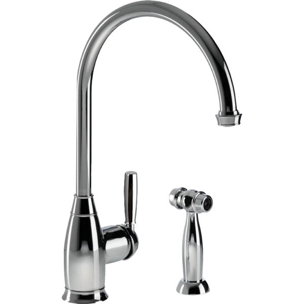 Hamat -  EXSH-4000 OB - Traditional Brass Single Lever Faucet with Side Spray, Oil Rubbed Bronze
