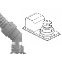 Kit de conversión de ventilación flexible de 2" Noritz para EZ98DV y EZ111DV EZ2-CK
