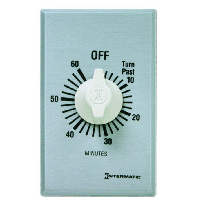 Intermatic - FF460M - Spring Wound Countdown Timer, Commercial, Silver