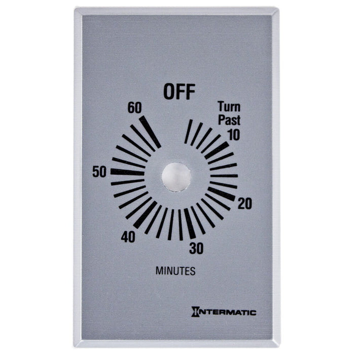 Intermatic FF60MP Plate for 60-Min without HOLD, Silver