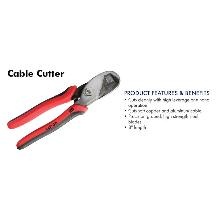 King Innovation - GC-375 - Cable Cutter- Card of 1