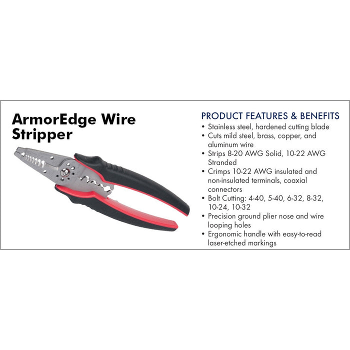 King Innovation - GESP-70 - ArmorEdge Wire Stripper- Card of 1
