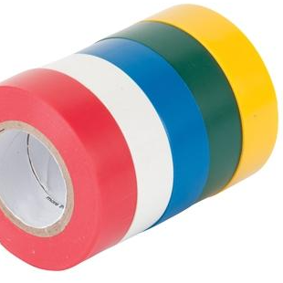 King Innovation - GTW-667P - White Electrical Tape, 3/4" x 66'- 1 roll per pack