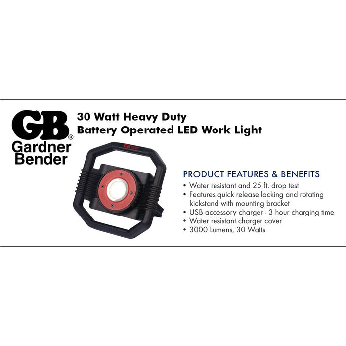 King Innovation - GWL-30HD - 30 Watt Work Light - Box of 1