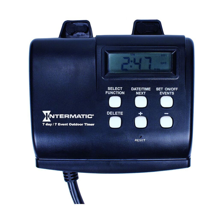 Intermatic - HB880R - 7-Day Outdoor Digital Plug-In Timer