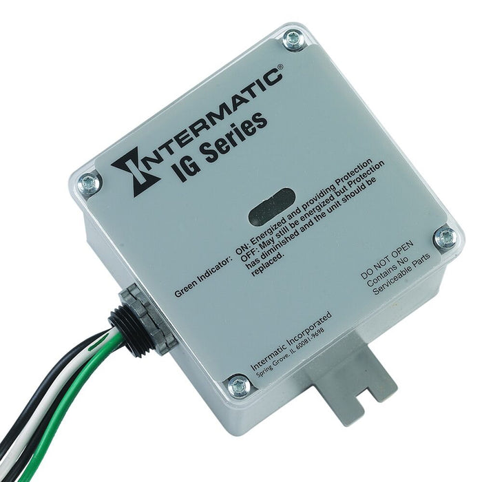 Dispositivo de protección contra sobretensiones Intermatic IG1240RC3, 6 modos, 120/240 VCA monofásico, tipo 1 o tipo 2