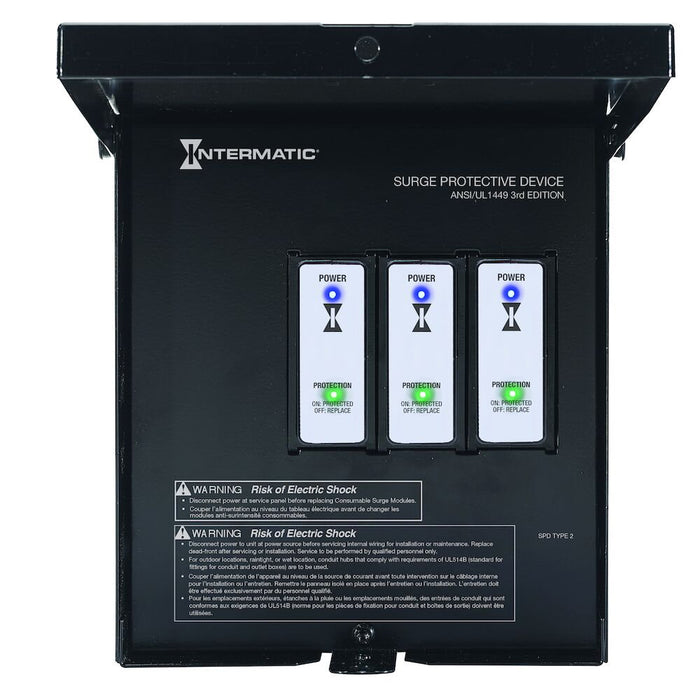 Intermatic - IG2280-OM - Surge Protective Device, 6-Mode, 120/240 VAC 1Phase