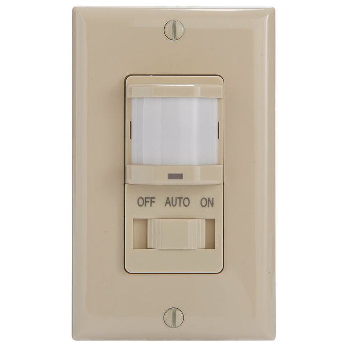 Intermatic - IOS-DSIF-IV - Residential In-Wall PIR Occupancy Sensor, Ivory