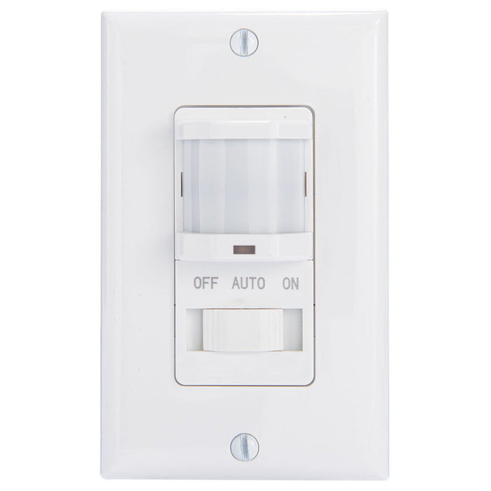 Intermatic - IOS-DSIMF-WH - Residential In-Wall PIR Occupancy Sensor, No Neutral Required, White
