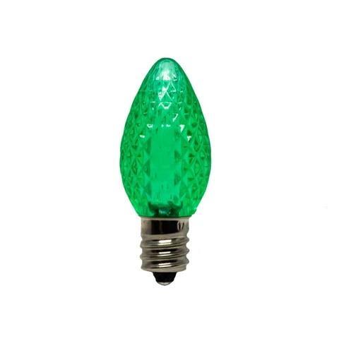 Seasonal Source LED-C7-GRN-SMD Bombillas LED SMD C7 verdes, paquete de 25