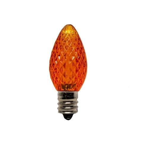 Seasonal Source - LED-C7-ORG-SMD - C7 Orange LED SMD Bulbs, Pack of 25