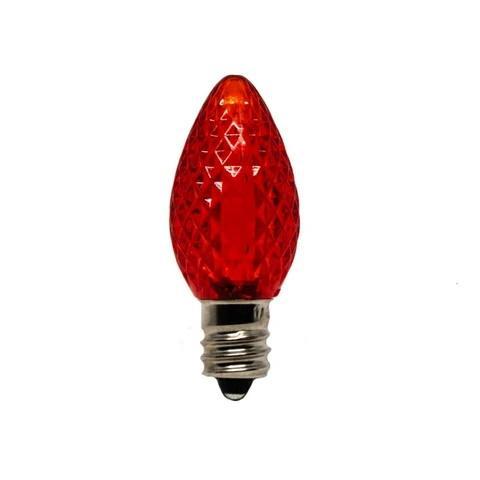 Seasonal Source C7 RED-D C7 bombillas LED SMD rojas, paquete de 25