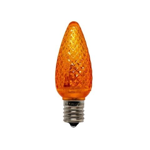 Seasonal Source LED-C9-ORG-SMD Bombillas LED SMD C9 naranja, paquete de 25