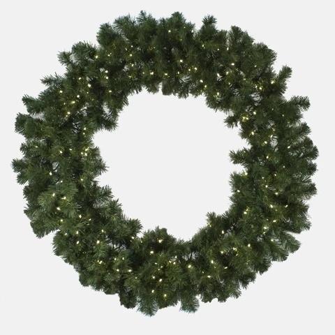 Seasonal Source - LEDWREATH-48-H - Pre-lit 48" LED Wreath