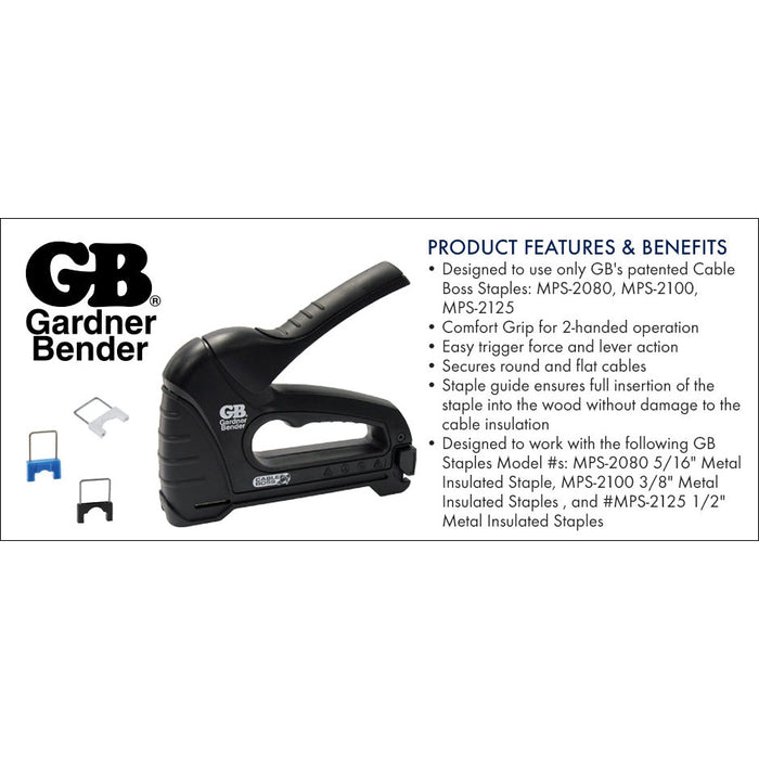 King Innovation - MPS-2100 - 3/8" Metal Insulated Staples, White - Pack of 200