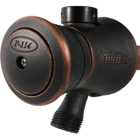 Prier - P-114F08-ORB - P-114F 8" Cold only TrueTemp Style Hydrant, Oil Rubbed Bronze; 3/4" SWT