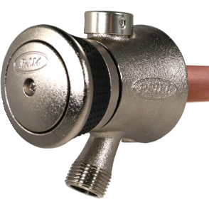 Prier - P-114F10 - P-114F 10" Cold only TrueTemp Style Hydrant, Satin Nickel; 3/4" SWT