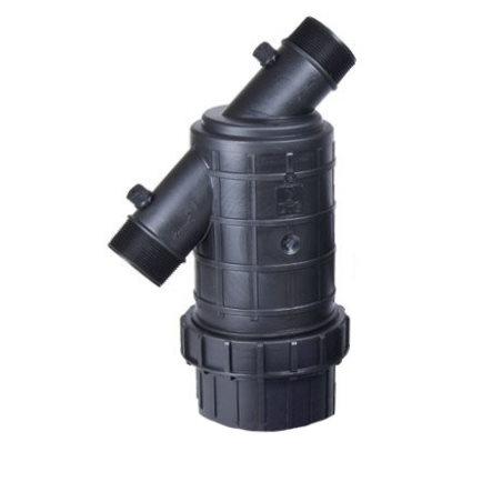 DIG Irrigation - P80-080 - 2 in. MNPT with Stainless Steel Screen & Flush Cap, Filter Screen, 80 Mesh