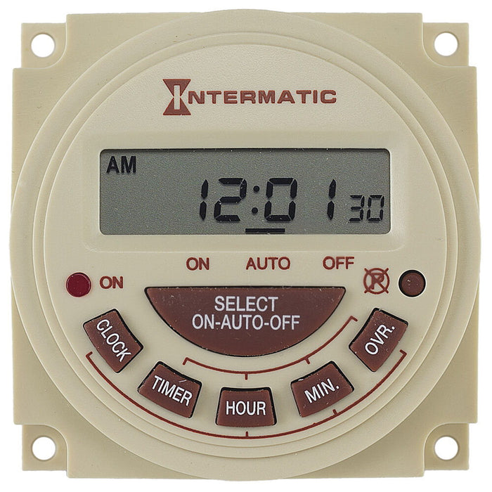 Intermatic PB313EK Kit de reemplazo de temporizador de montaje en panel electrónico de 24 horas y 120 V