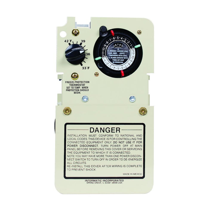 Intermatic - PF1103MT - Freeze Protection Timer with Thermostat for 120/240V Applications, Mechanism