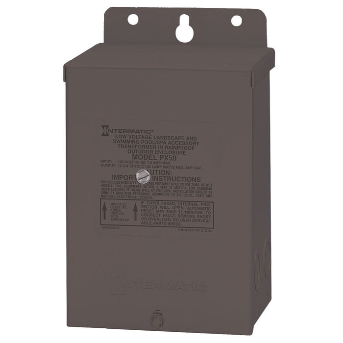 Intermatic - PX50S - 50 W Pool & Spa Safety Transformer, Stainless Steel Enclosure
