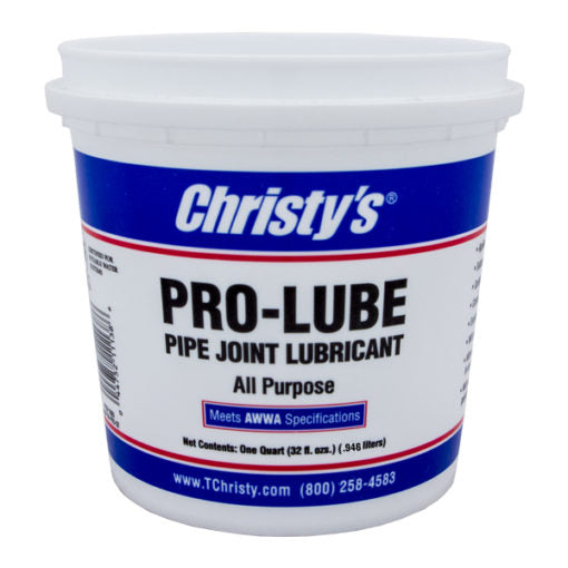 T Christy PLUBE Lubricante para juntas de tuberías Pro-Lube de 32 oz