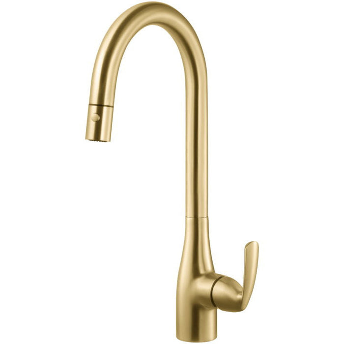 Hamat -  QUPD-1000 BB - Quantum Dual Function Pull Down Kitchen Faucet in Brushed Brass