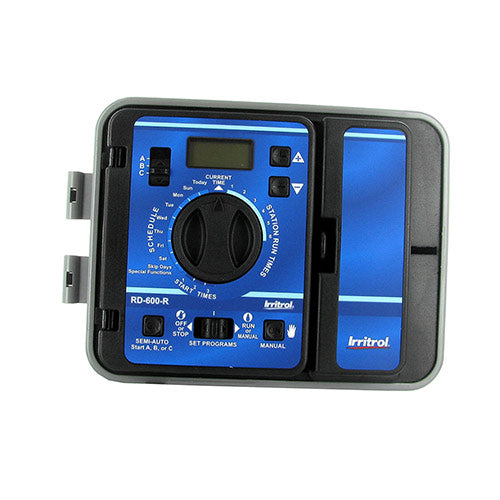 Irritrol RD600-EXT-R Controlador de riego exterior de 6 estaciones Rain Dial