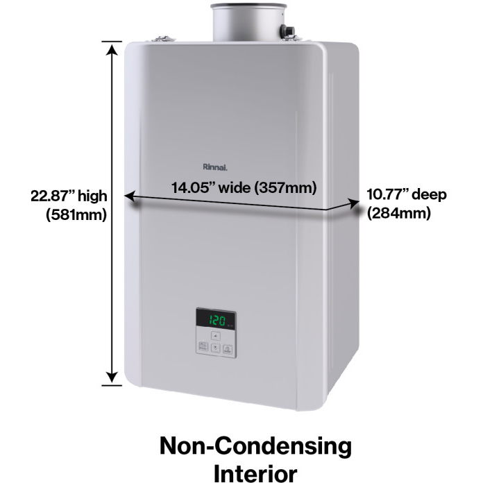 Rinnai - RE140iN - RE Model Series High Efficiency Non Condensing Rinnai - RE140iN - RE Model Series High Efficiency Non Condensing