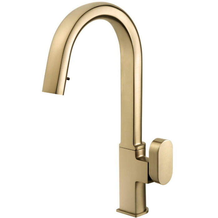 Hamat -  REPD-1000 BB - Revel Dual Function Hidden Pull Down Kitchen Faucet in Brushed Brass
