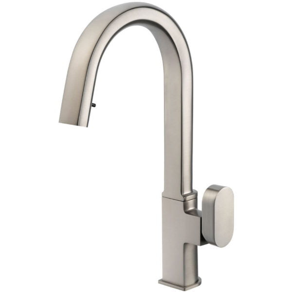 Hamat -  REPD-1000 BN - Revel Dual Function Hidden Pull Down Kitchen Faucet in Brushed Nickel