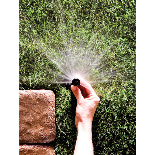 Rain bird - HE-VAN Series - HE-VAN Series - High Efficiency Variable Arc Nozzle -  black in a yard 