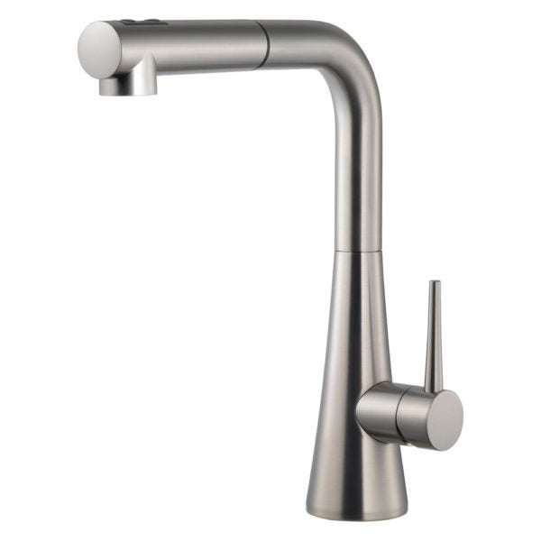 Hamat - SEPO-2000 BN - Serenity Dual Function Pull Out Kitchen Faucet in Brushed Nickel