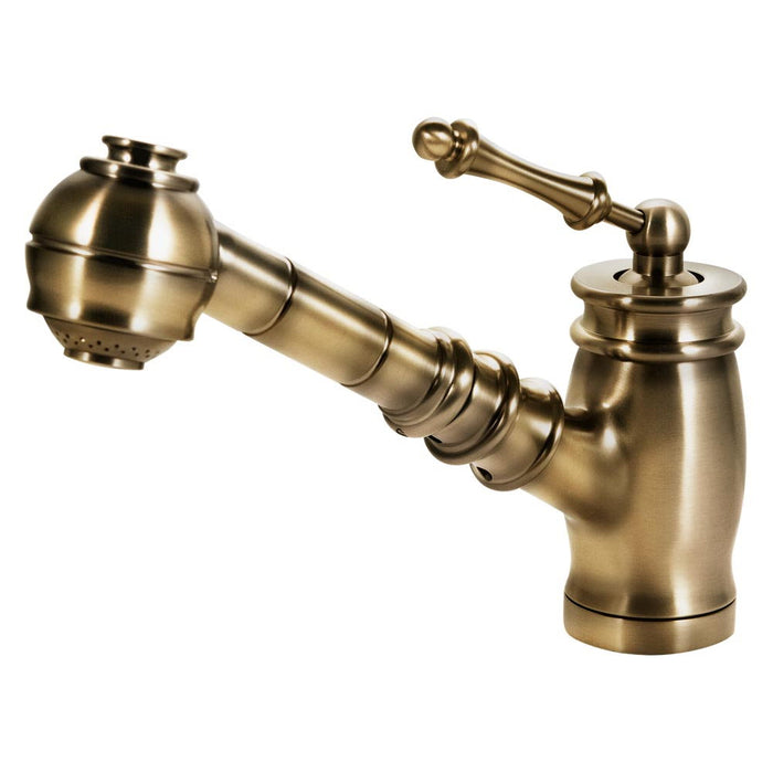 Hamat -  SHPO-2000 AB - Sheffield Pull Out Kitchen Faucet, Antique Brass