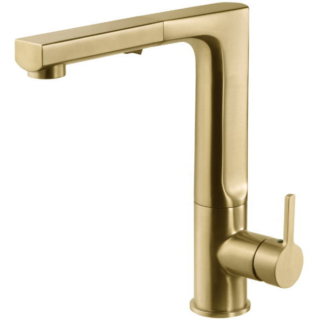 Hamat - STPO-2000 BB - Storm Dual Function Pull Out Kitchen Faucet in Brushed Brass