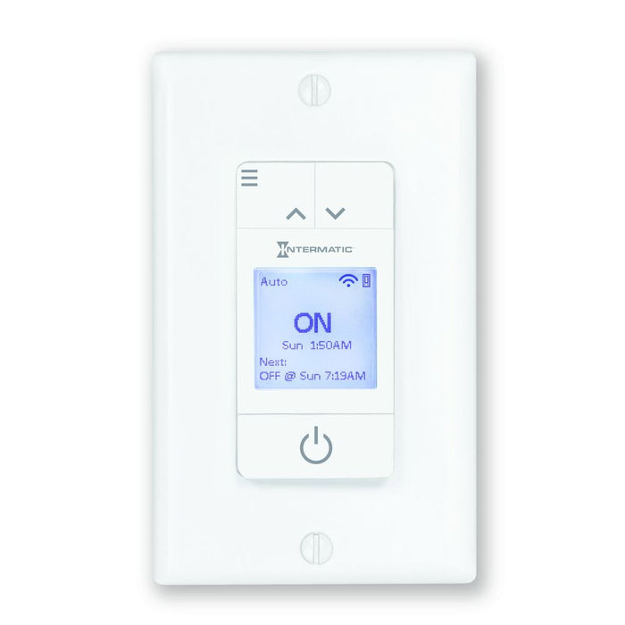 Intermatic - STW700W - Ascend Smart 7-Day Programmable Wi-Fi Timer, 120 VAC, 15A, White