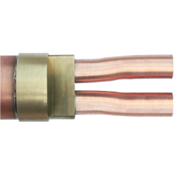 Prier - P-118L04 - P-118L 4" Single Handle Hot & Cold Mixing Hydrant, Satin Nickel; 1/2" Plain Copper Ends