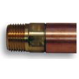 Prier - P-154D04-LF - P-154D 4" Hose Thread Anti-Siphon Vacuum Breaker Wall Hydrant; 1/2" MPT x 1/2" SWT **Lead Free**