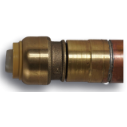 Prier P-154G 4" Hose Thread Anti-Siphon Vacuum Breaker Wall Hydrant; 1/2" Push Fit **Lead Free** - P-154G04-LF