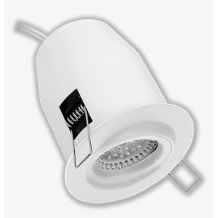 Dauer Manufacturing - 490061 Hideaway Soffit Downlight sin lámpara, blanco