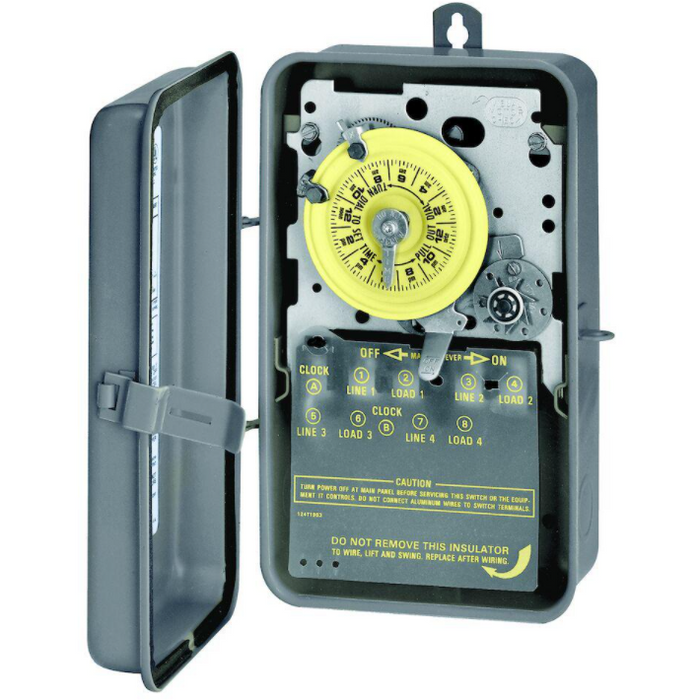 Intermatic - T1471BR - 24-Hour Mechanical Time Switch with Skip-a-Day, 120 VAC, Outdoor Metal Enclosure