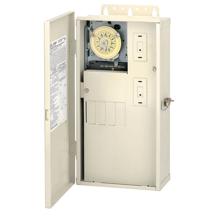Intermatic - T21001R - 60 A Load Center with T101M Mechanism, 4-Breaker Spaces