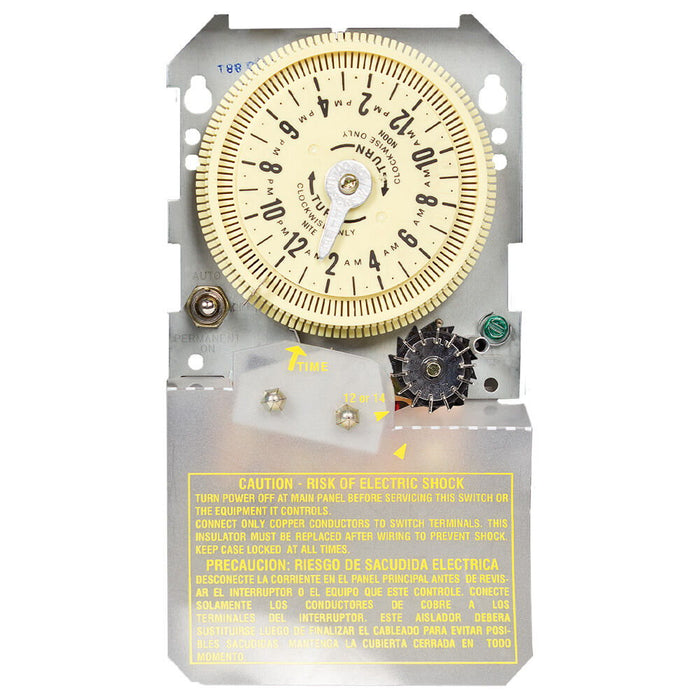 Intermatic T8805M101C Interruptor de tiempo de riego/aspersor con patrón de 14 días - Solo mecanismo