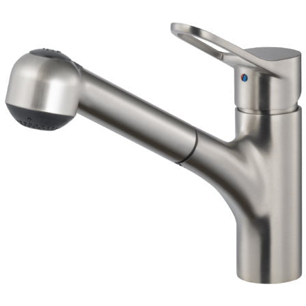 Hamat - TAPO-2000 BN - Tal Dual Function Pull Out Kitchen Faucet in Brushed Nickel