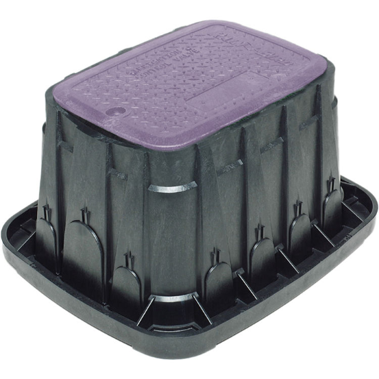 Rain Bird - VB-STDP - Standard Rectangular Valve Box w/Purple Lid