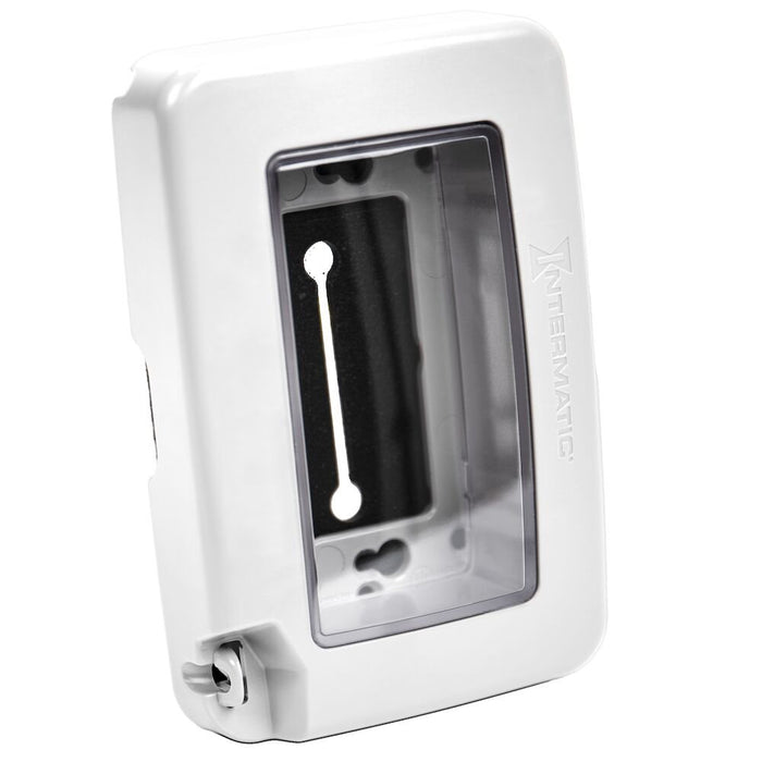 Intermatic - WP6000W - Low-Profile Plastic In-Use Weatherproof Cover, Single-Gang, Vrt/Hrz, White