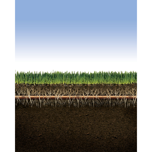 Rain Bird - XFS0912100 - XFS Sub-Surface Dripline w/ Copper Shield Technology - 0.9 GPH, 12" Spacing, 100 ft. Coil