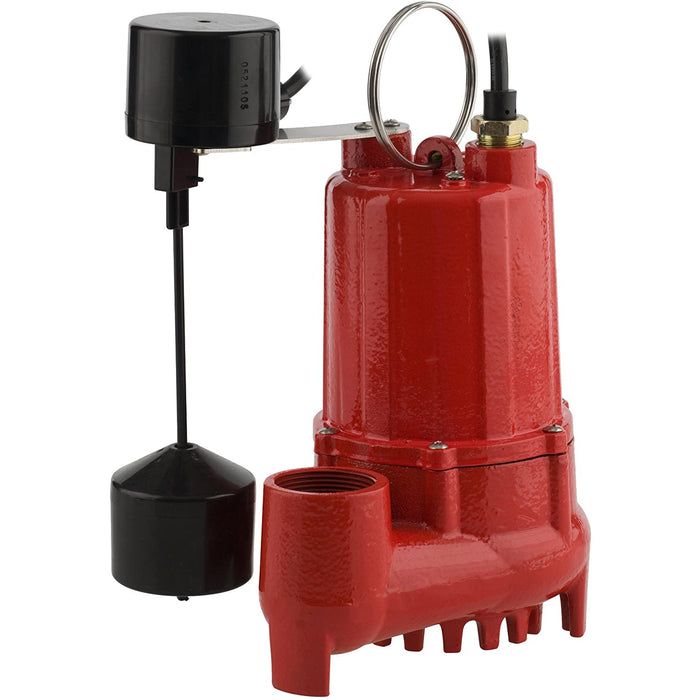 Red Lion - RL-SC50V - Accessories 1/2 HP, 4300 GPH Sump Pump - Cast Iron w/Vertical Switch